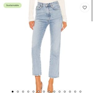 AGOLDE Jean - Pinch Waist High Rise Kick in Riptide